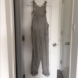 Vintage Guess Striped Overalls!